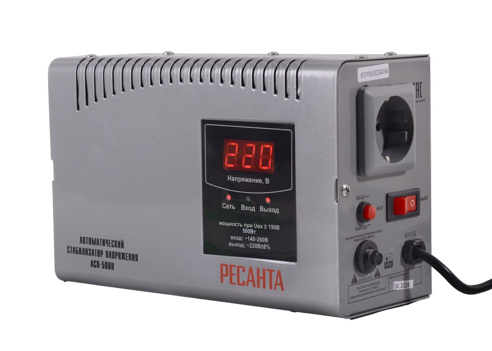 Стабилизатор напряжения Ресанта АСН-500 Н 
