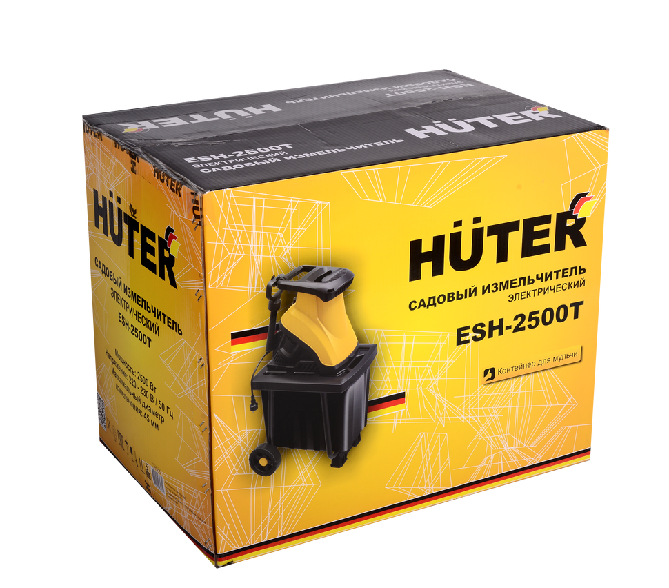 Садовый измельчитель электрический Huter ESH-2500T 