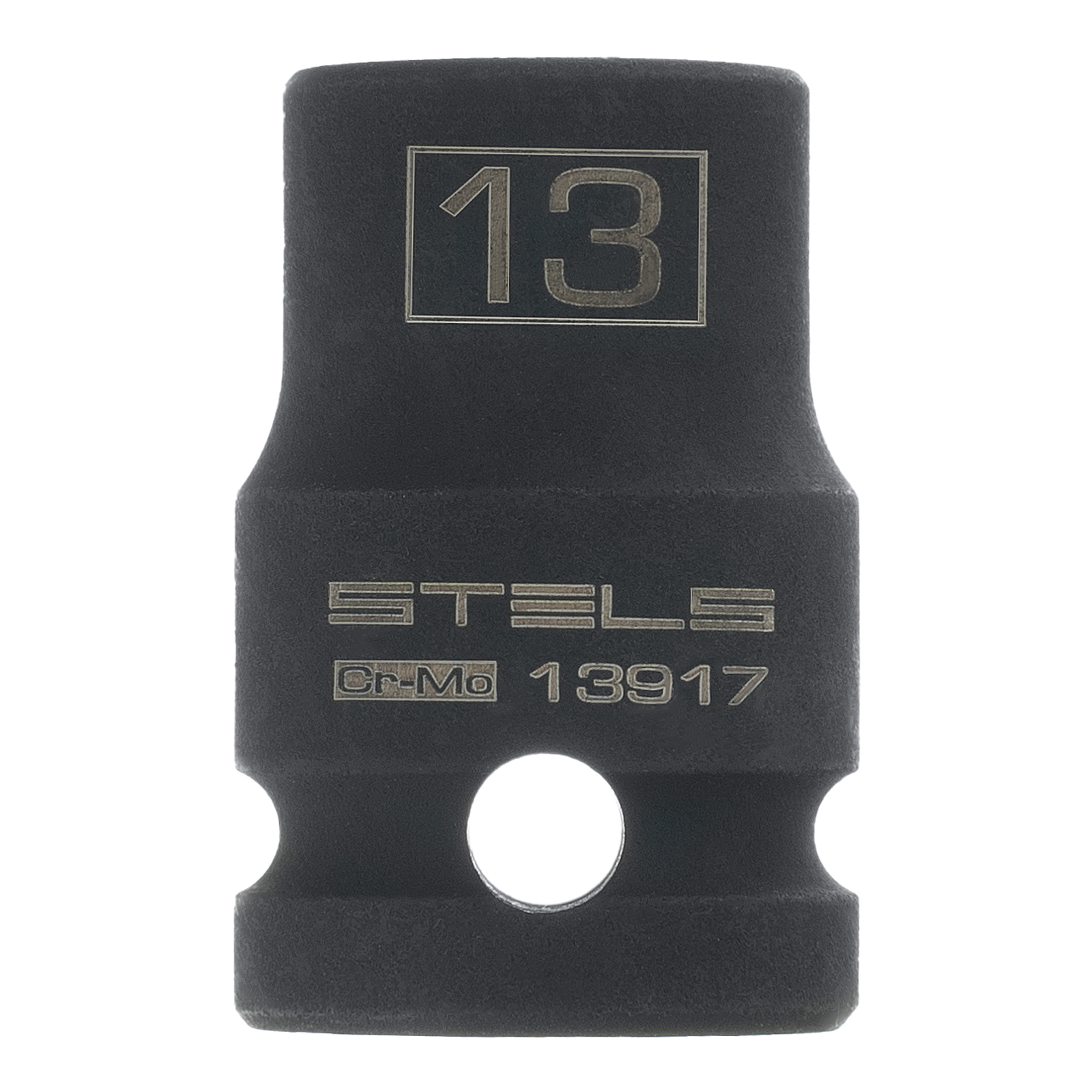 Головка ударная шестигранная, 13 мм, 1/2, CrMo Stels 