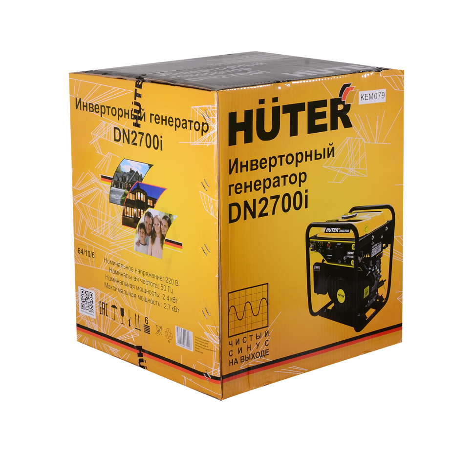 Инверторный генератор Huter DN2700i 