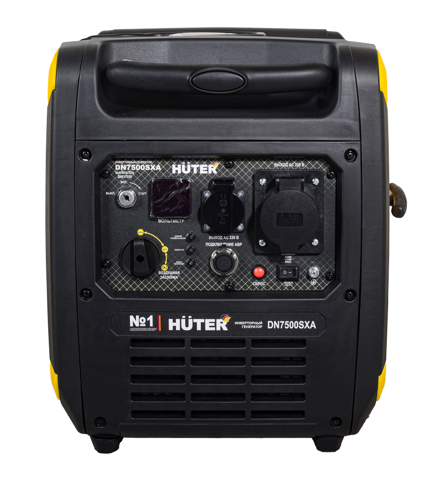 Инверторный генератор Huter DN7500SXA (электростартер) 