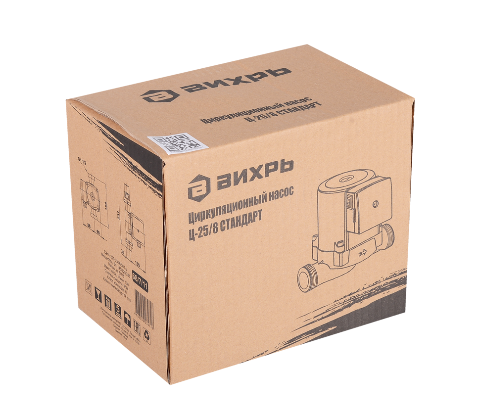 Циркуляционный насос Вихрь Ц-25/8 СТАНДАРТ 