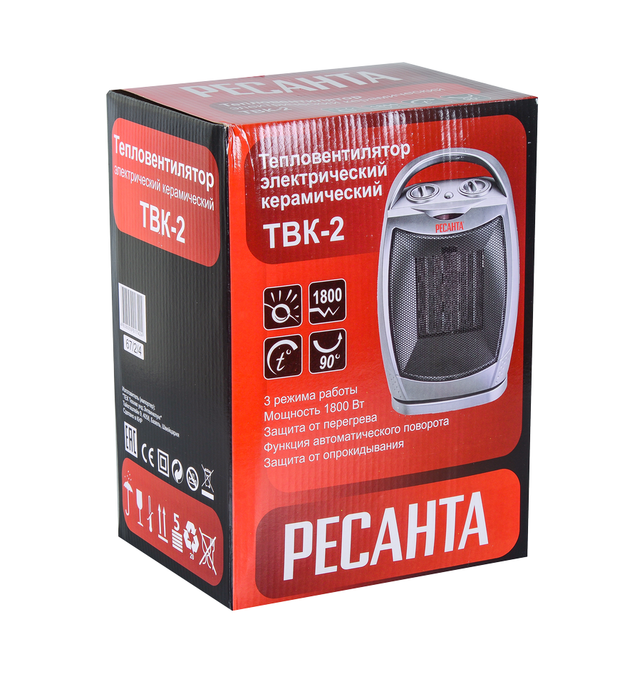 Тепловентилятор РЕСАНТА ТВК-2 