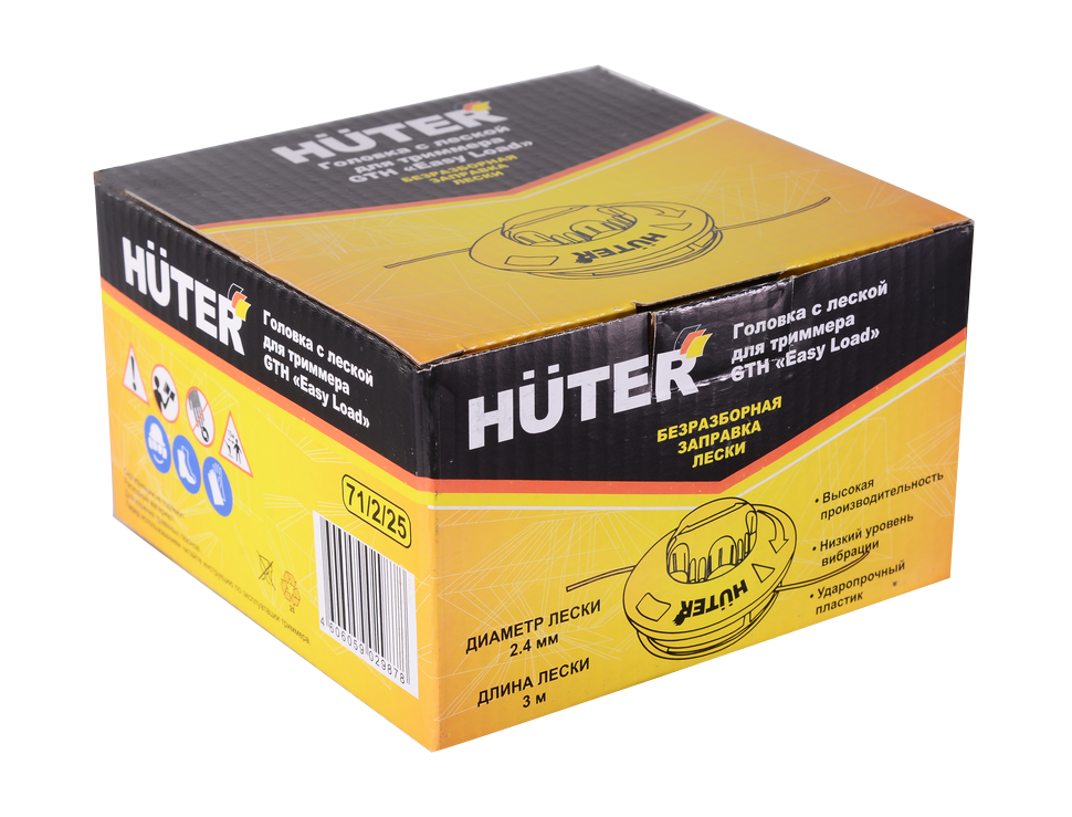 Головка с леской GTH "Easy Load" для Huter GGT, GET-1200, GET-1500, GET-1700 