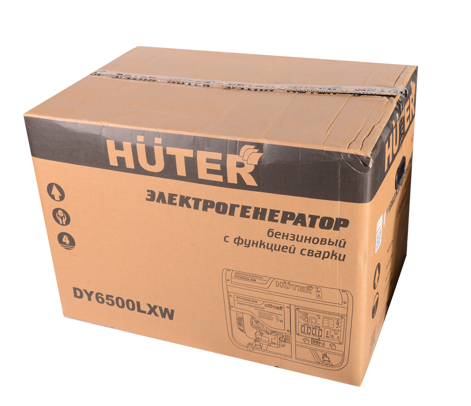 Портативный бензогенератор HUTER DY6500LXW (с функцией сварки) 