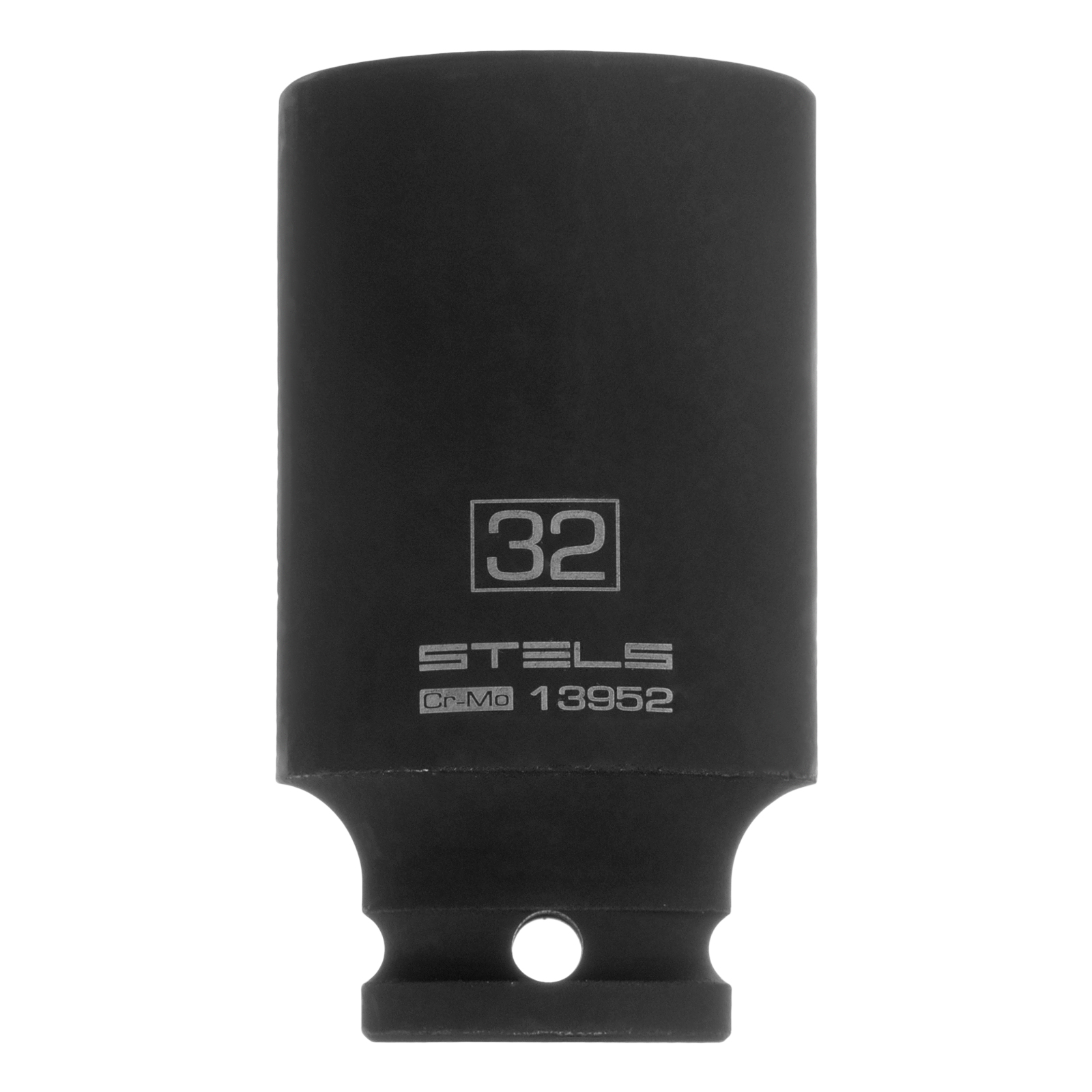 Головка ударная удлиненная шестигранная, 32 мм, 1/2, CrMo Stels 
