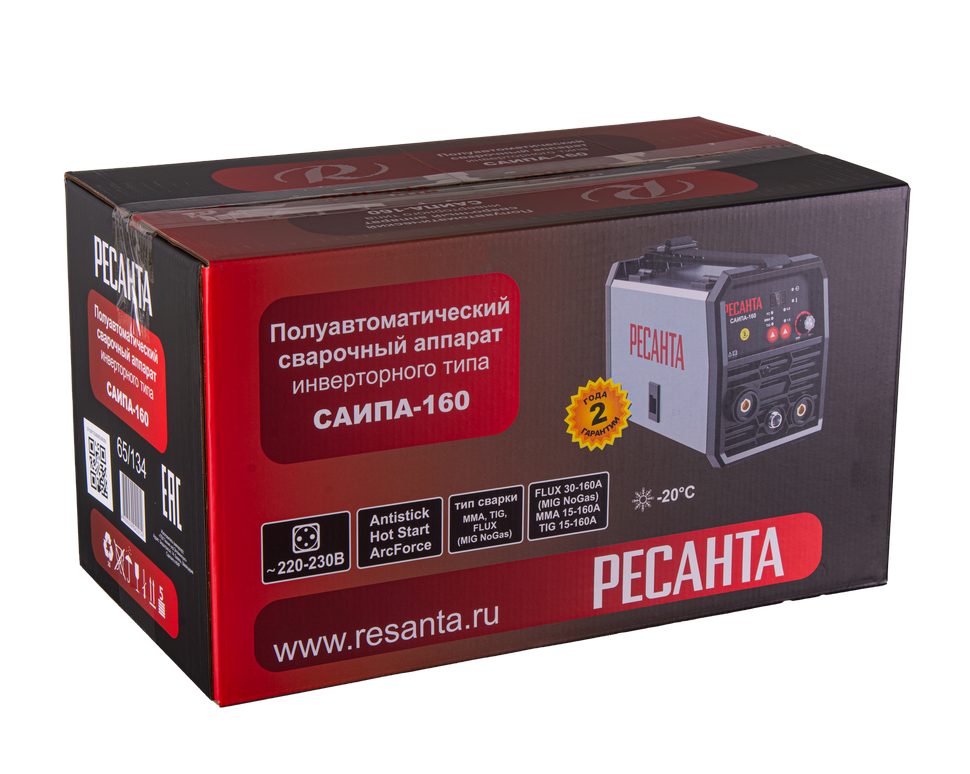 Сварочный полуавтомат Ресанта САИПА-160 (FCAW) 