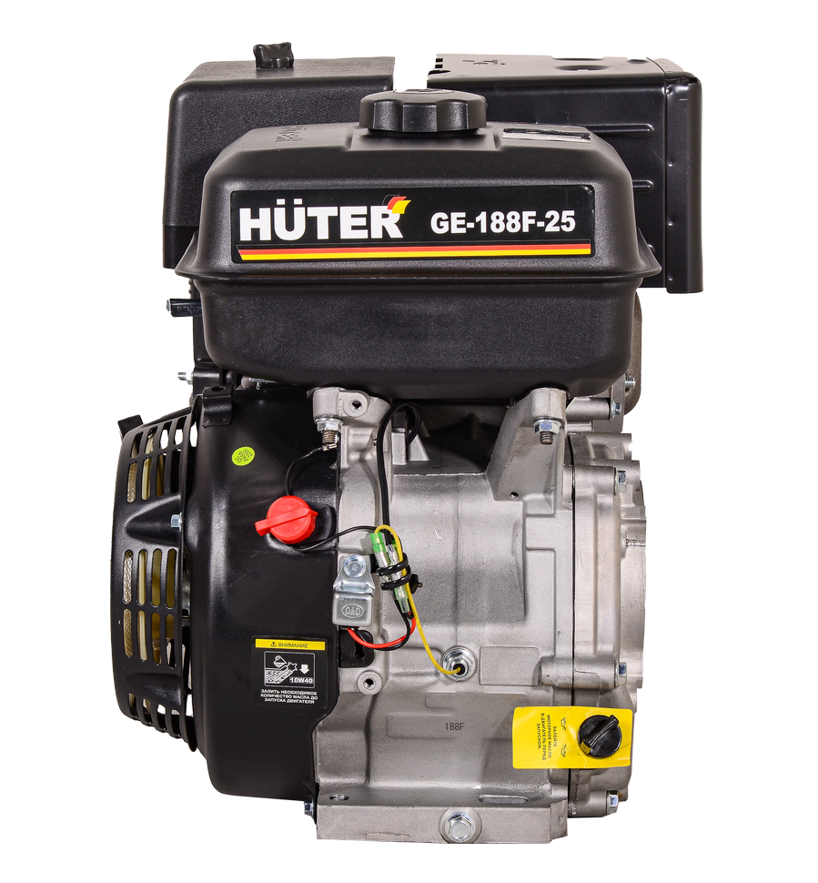 Двигатель бензиновый Huter GE-188F-25 