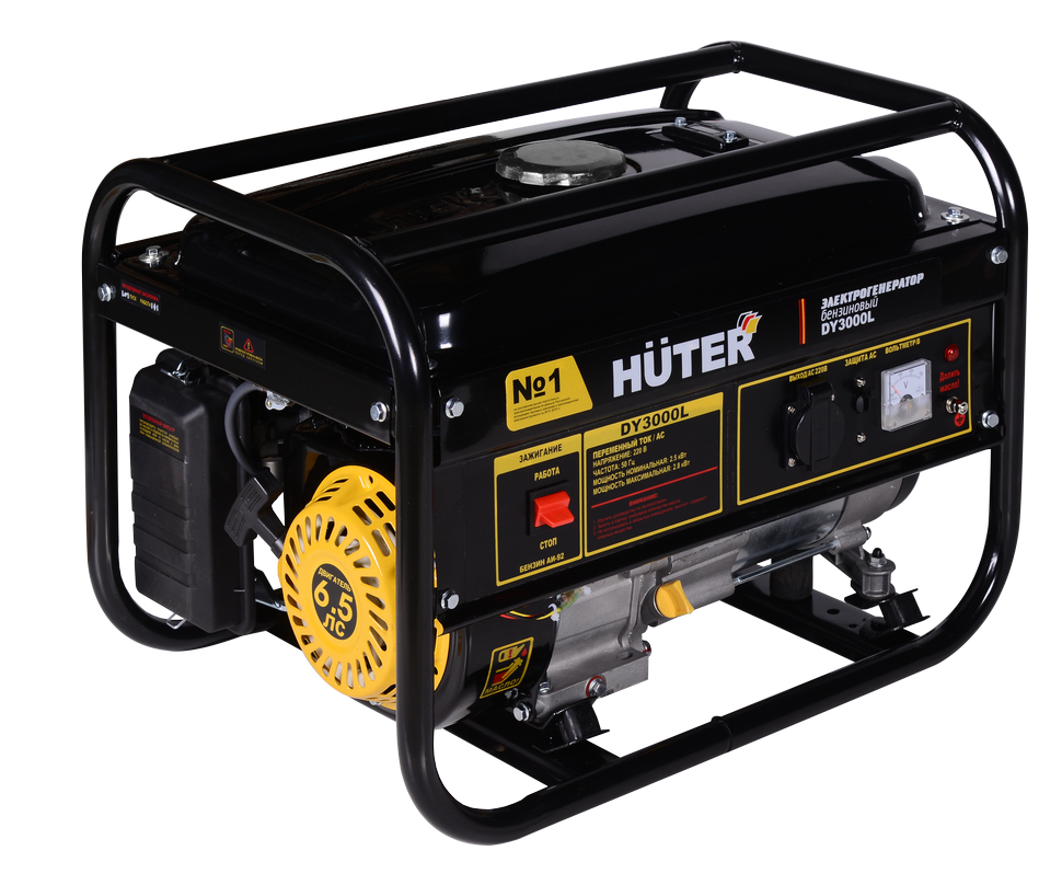 Портативный бензогенератор Huter DY3000L 