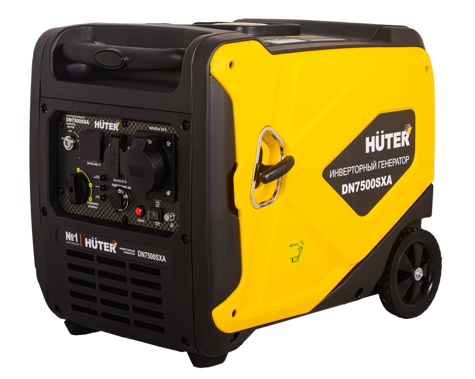 Инверторный генератор Huter DN7500SXA (электростартер) 