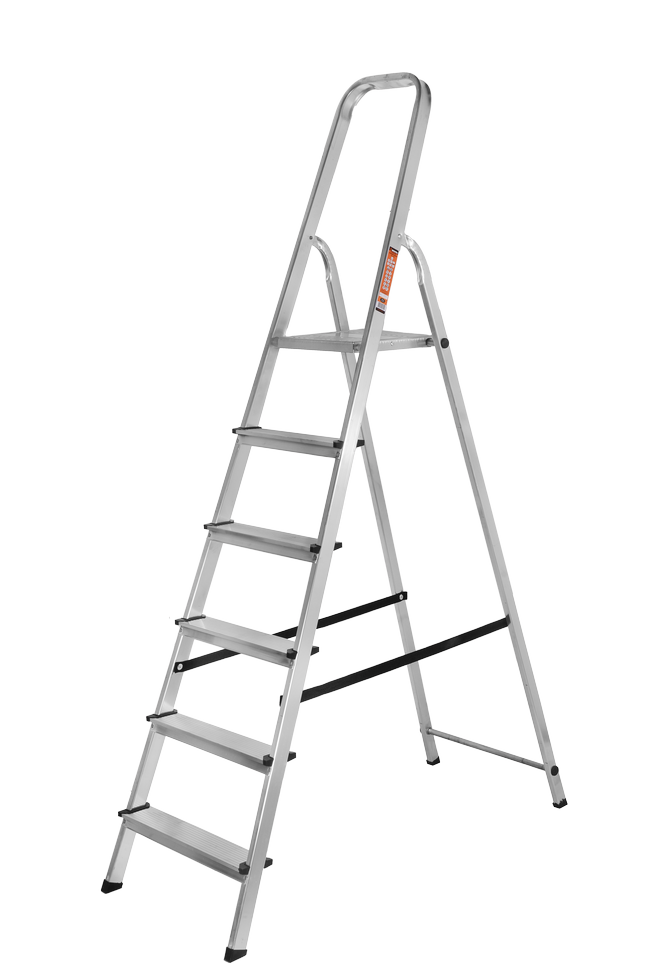 Стремянка алюминиевая ВИХРЬ СА 1х6 