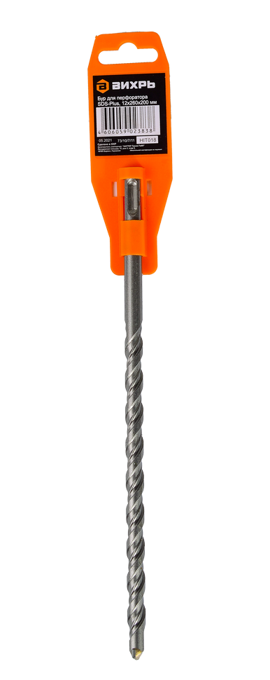 Бур по бетону ВИХРЬ 12x260x200 