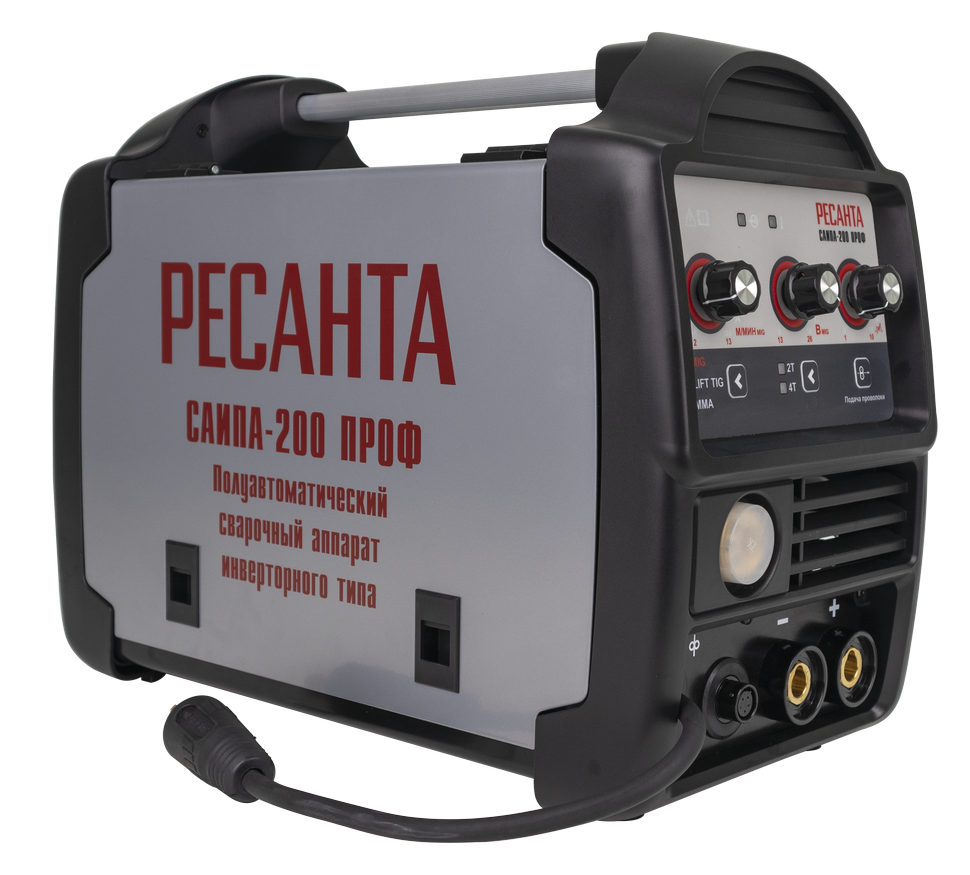Сварочный полуавтомат Ресанта САИПА-200 ПРОФ (MIG/MAG) 