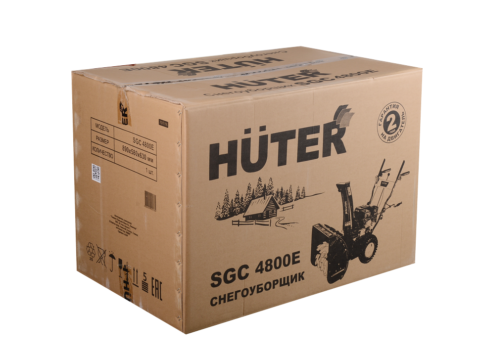 Снегоуборщик бензиновый Huter SGC 4800E 