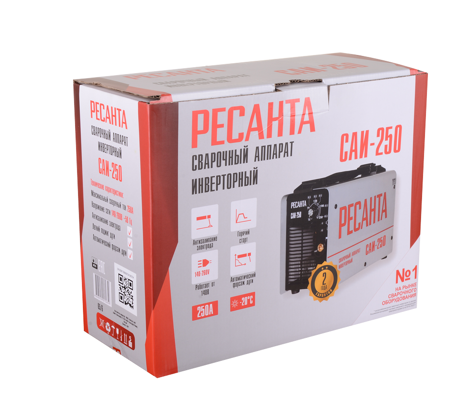 Сварочный аппарат инверторный Ресанта САИ 250 
