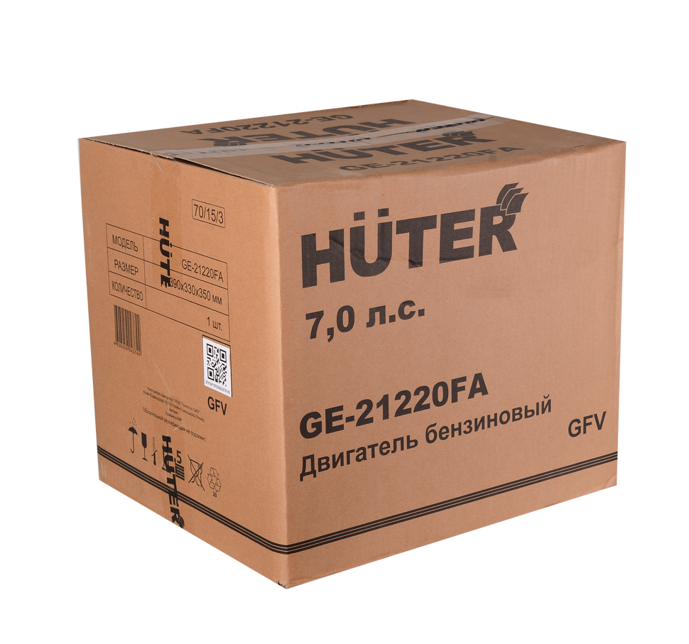 Двигатель бензиновый Huter GE-21220FА 