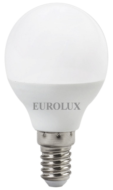 Лампа светодиодная EUROLUX LL-E-G45-7W-230-2,7K-E14 