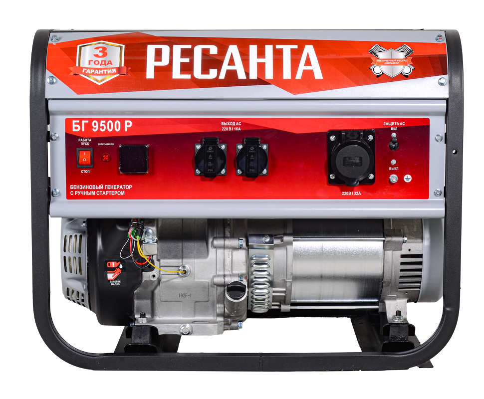 Электрогенератор Ресанта БГ 9500 Р 