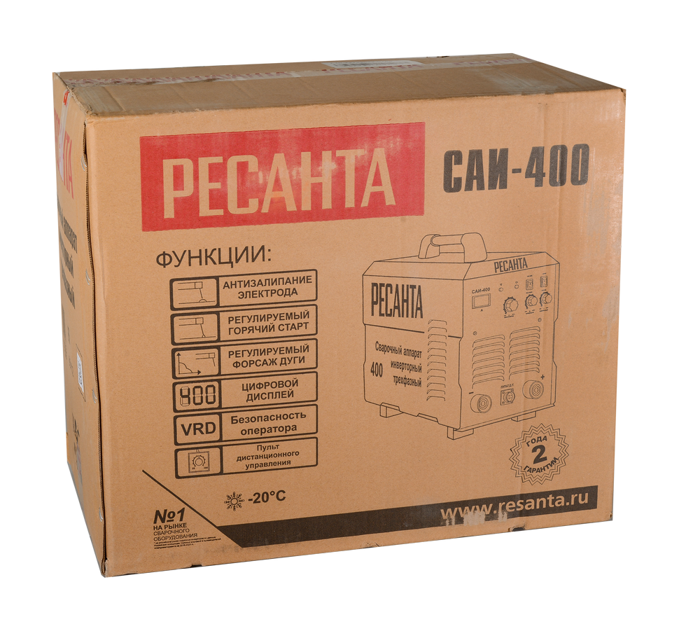 Сварочный аппарат инверторный Ресанта САИ 400 