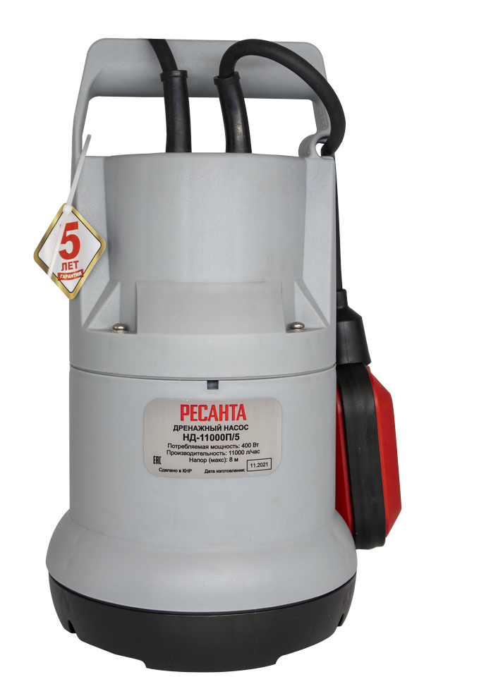 Дренажный насос Ресанта НД-11000П/5 