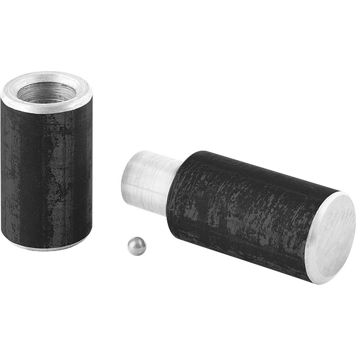 Петля гаражная с шаром, D 22 x 120 мм, 4 шт, Сибртех 