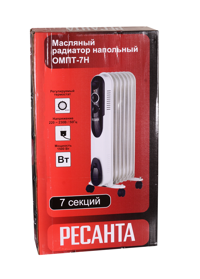 Масляный радиатор РЕСАНТА ОМПТ-7Н 