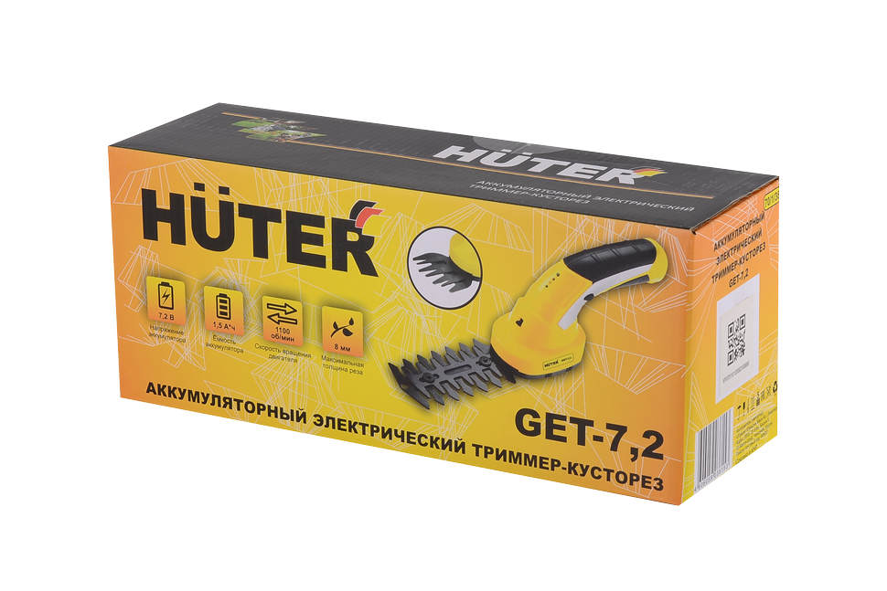 Аккумуляторный триммер-кусторез Huter GET-7,2 